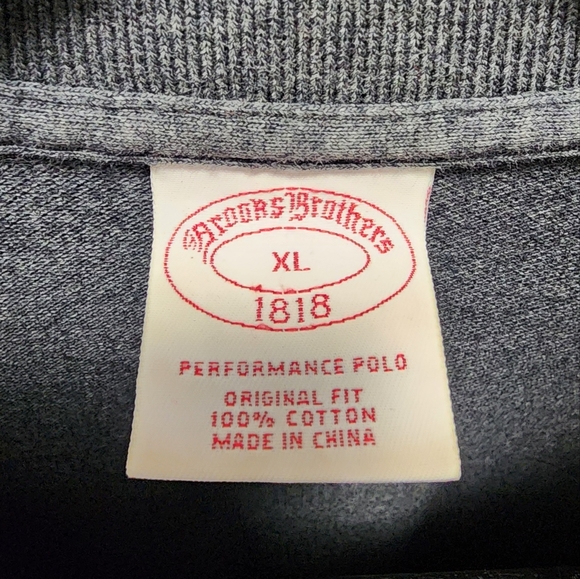 Brooks Brothers 1818 Mens Performance Polo Shirt - Picture 3 of 3